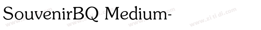 SouvenirBQ Medium字体转换
